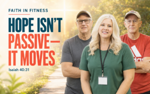 Faith In Fitness: Hope Isn’t Passive – It Moves.