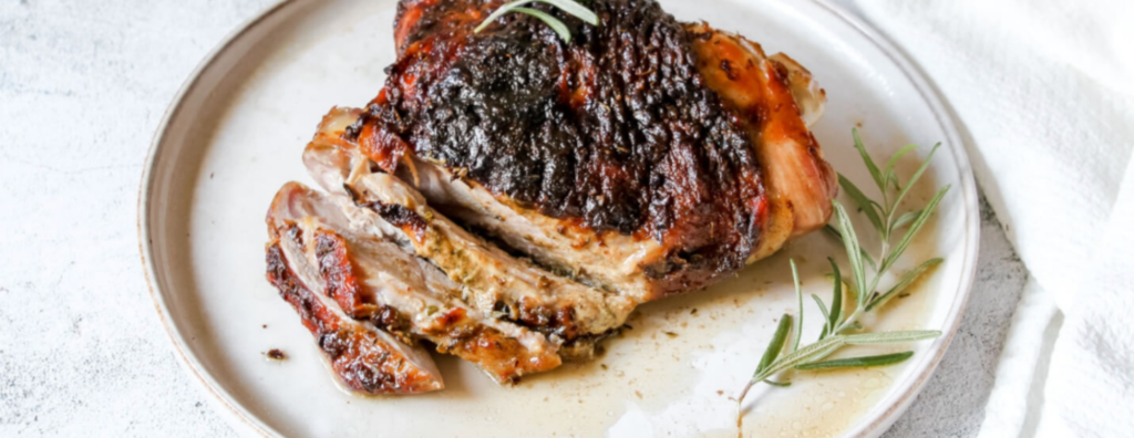 Dijon Roasted Turkey Thigh